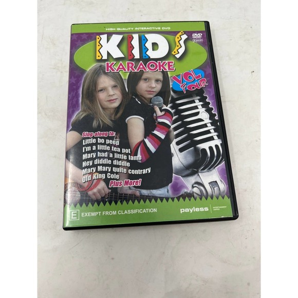 Kids Karaoke Vol Four Payless Ent DVD - Picture 1 of 3